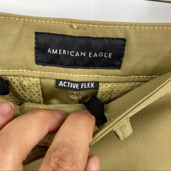 american eagle active flex khakis